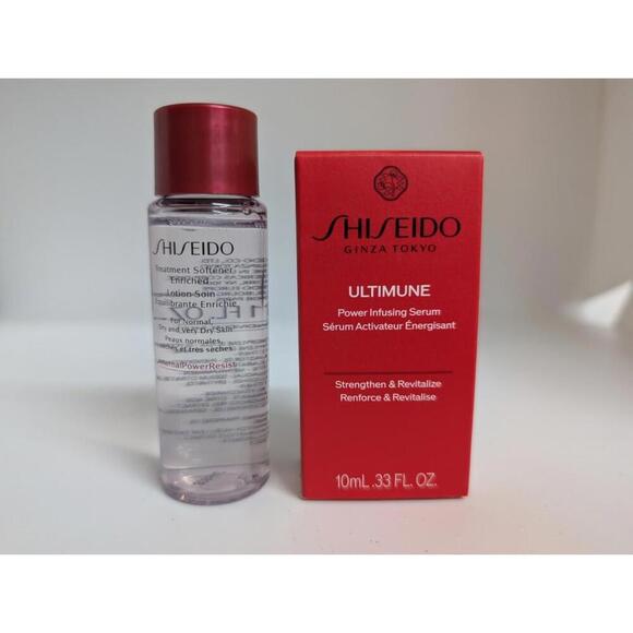 Shiseido Other - Shiseido ULTIMUNE Power Infusing Serum 10ml & Treatment Softener 30ml